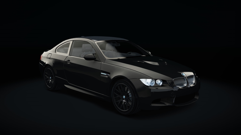 BMW M3 E92, skin Black_Sapphire_metallic