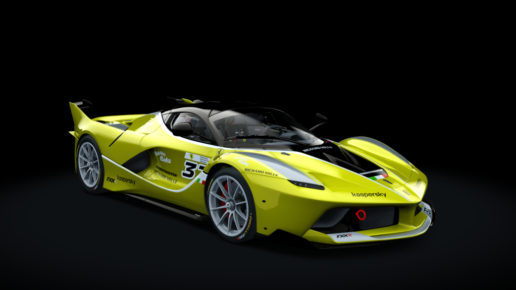 Ferrari FXX K, skin fes_2021_37_yellow