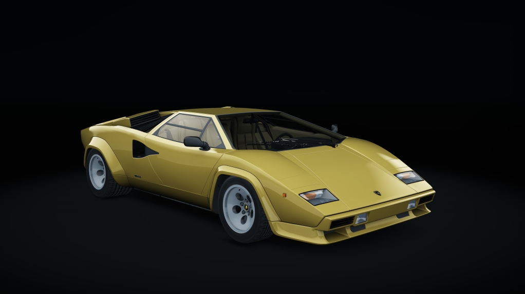 Lamborghini Countach S1, skin oro_sahara_metal