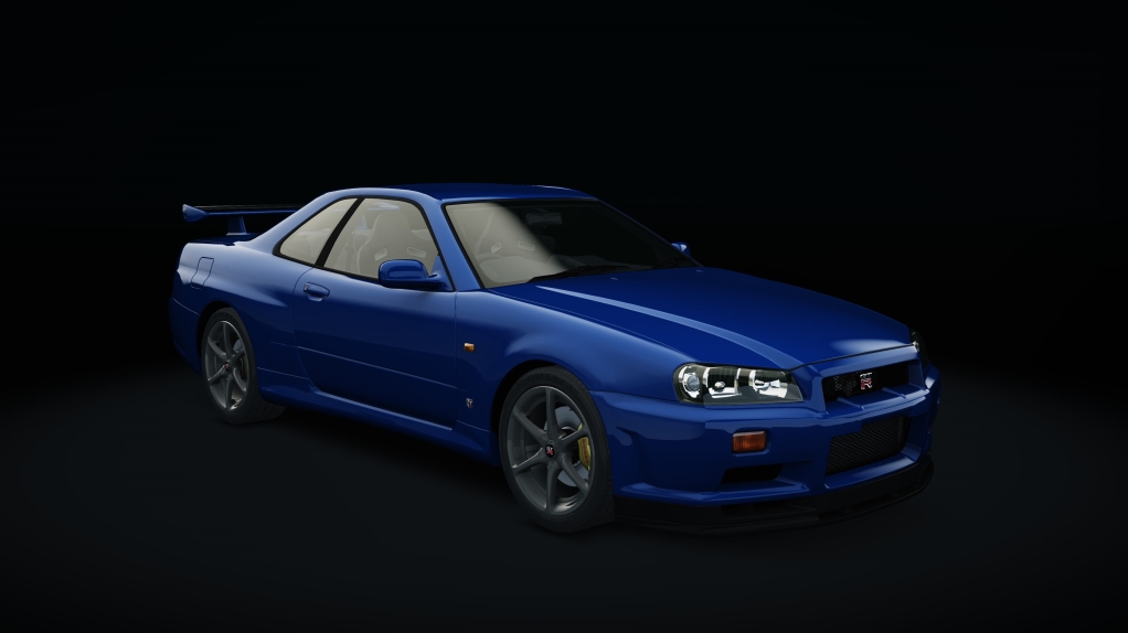 Nissan Skyline GTR R34 V-Spec, skin 00_bayside_blue