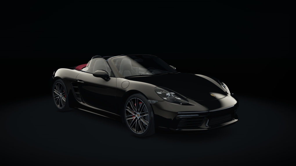 Porsche 718 Boxster S PDK, skin 08_jet_black_metallic