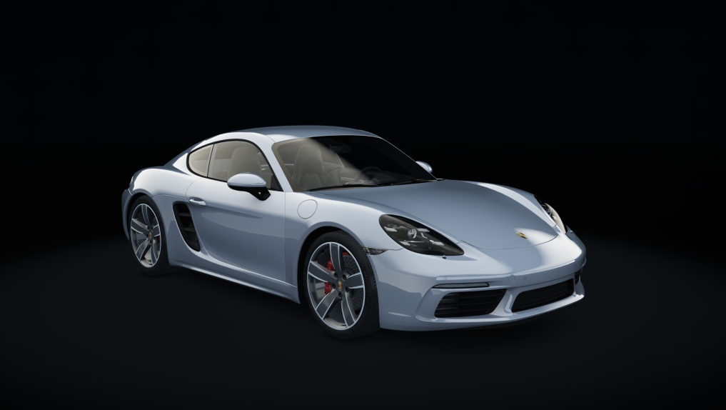 Porsche 718 Cayman S, skin 10_rhodium_silver_metallic