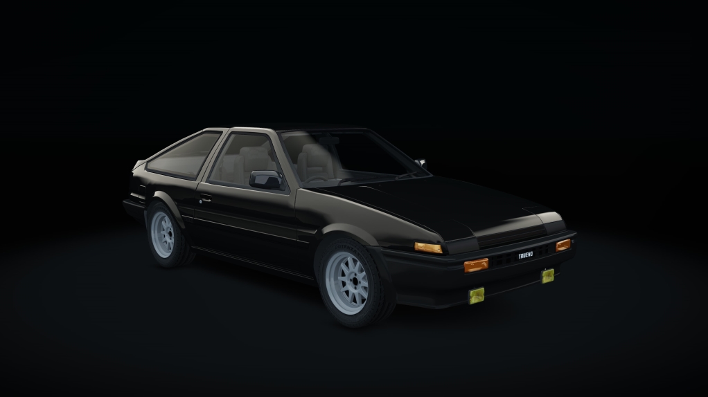 Toyota AE86, skin 08_black_met