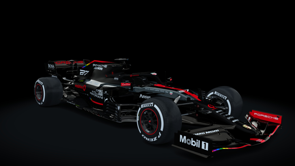 Formula Hybrid 2021, skin Porsche F1 #27 - Black